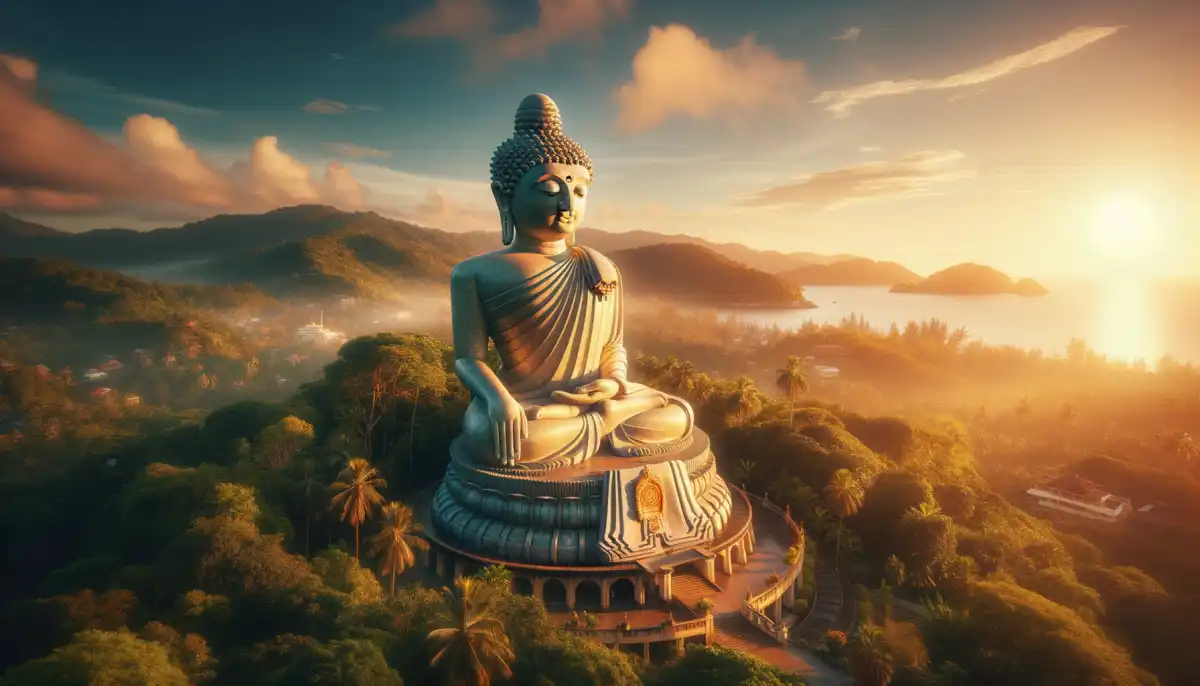 Big Buddha in Phuket -- 45-meter white statue atop Nakkerd Hill