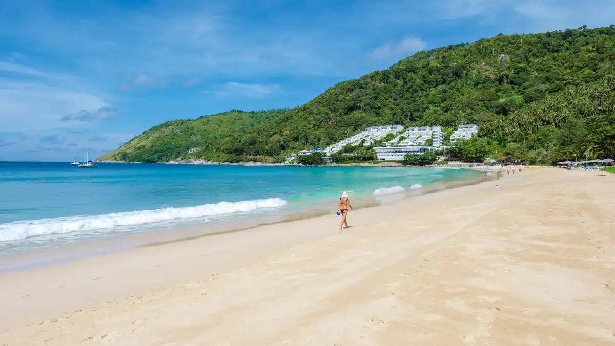 Nai Harn Beach in Phuket — crystal clear water