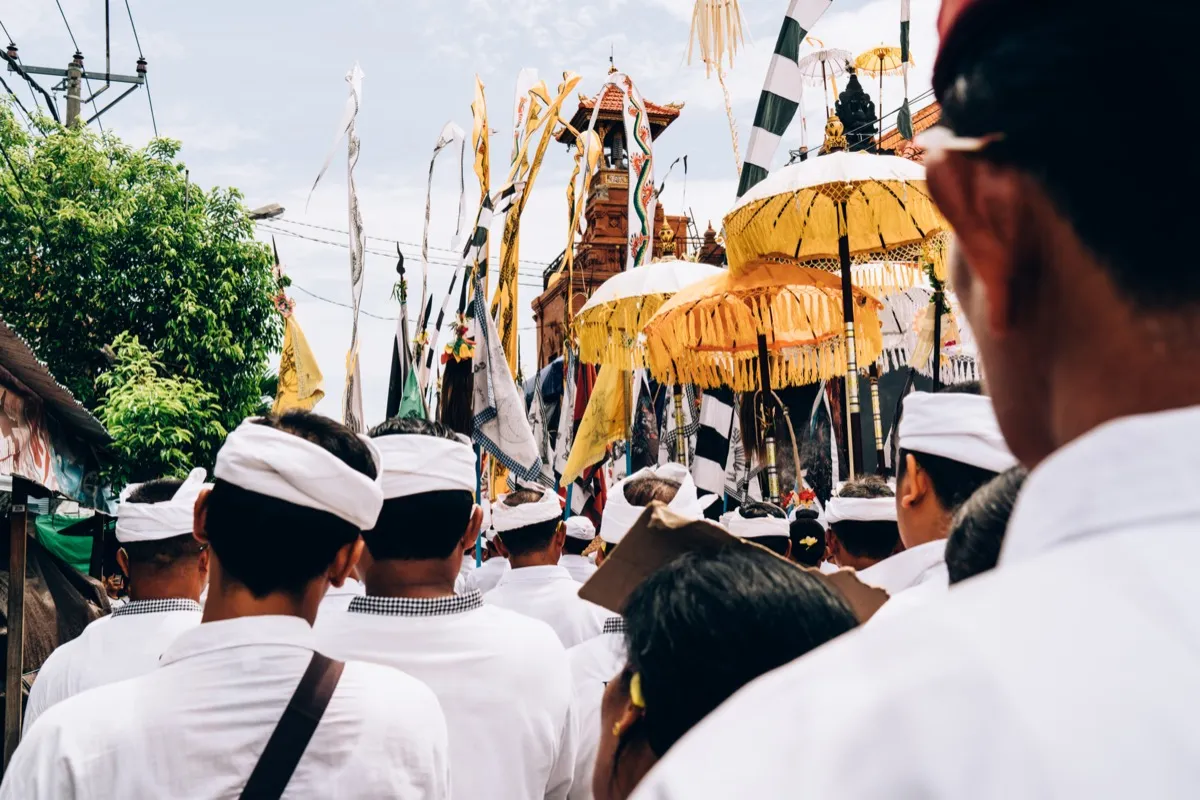 Vegetarian Festival in Phuket — procession through Old Town streets